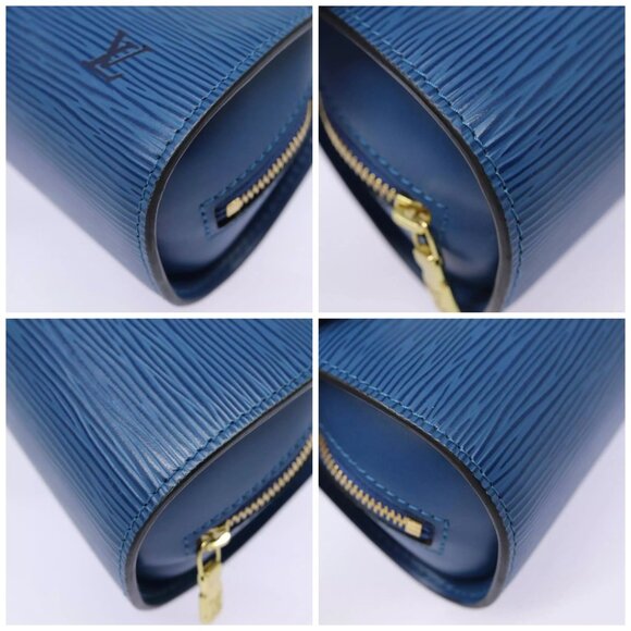 LOUIS VUITTON Epi Dauphine PM Pouch Blue - Picture 16 of 16
